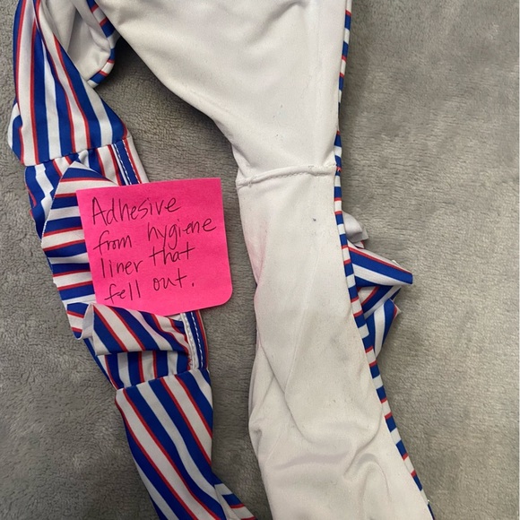 New! Beach Riot Paige striped ruffle Bikini Bottom 10010 - Picture 8 of 10